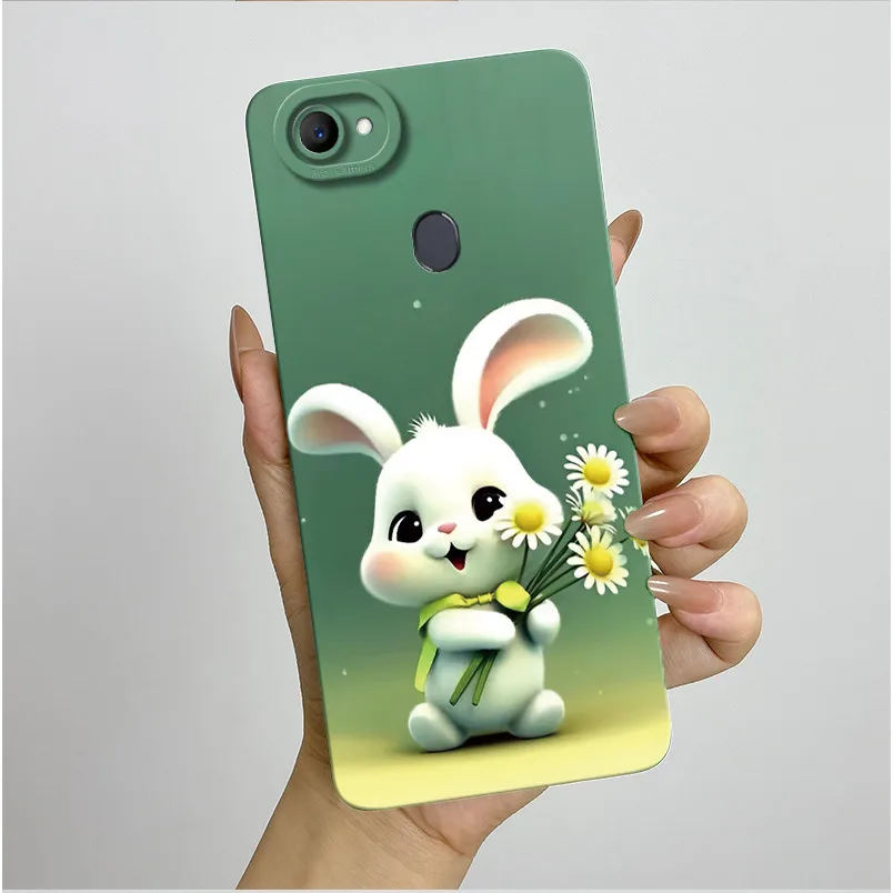 Para OPPO F5 Funda OPPOF5 juvenil Funda de silicona estilo mariposa flor Funda de teléfono suave delgada Funda para OPPO F7 OPPOF7 parachoques - imagen 3