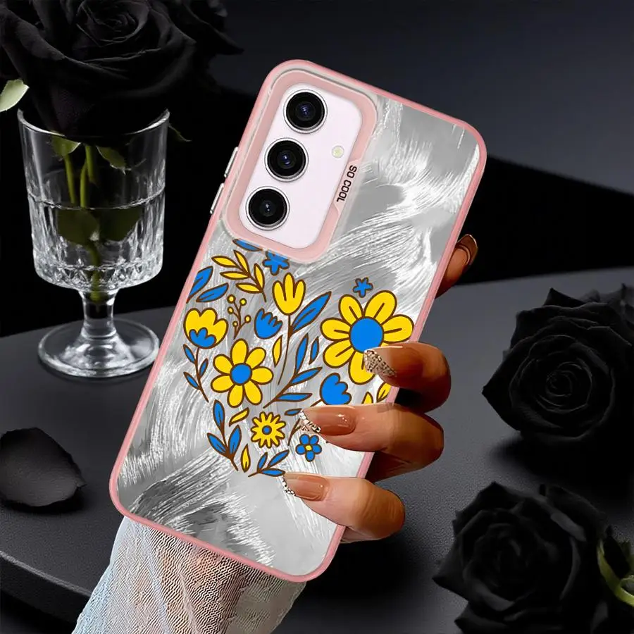 Funda para Samsung Galaxy A26 A22 A52 A33 A34 A73 A23 A53 A24 A32 A25 A36 funda trasera para teléfono mariposa flor - imagen 4