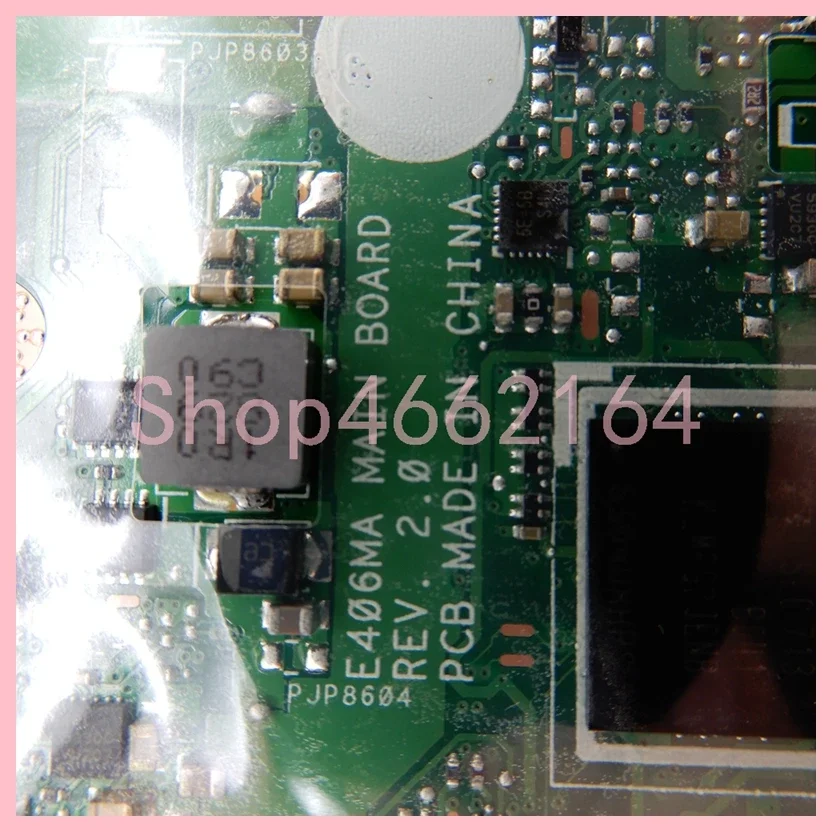 Placa base para ordenador portátil E406MA con 4GB-RAM 64GB-SSD N4000 CPU para For Asus L406MA E406MAS E406MA E406M E406 placa base para portátil - imagen 5