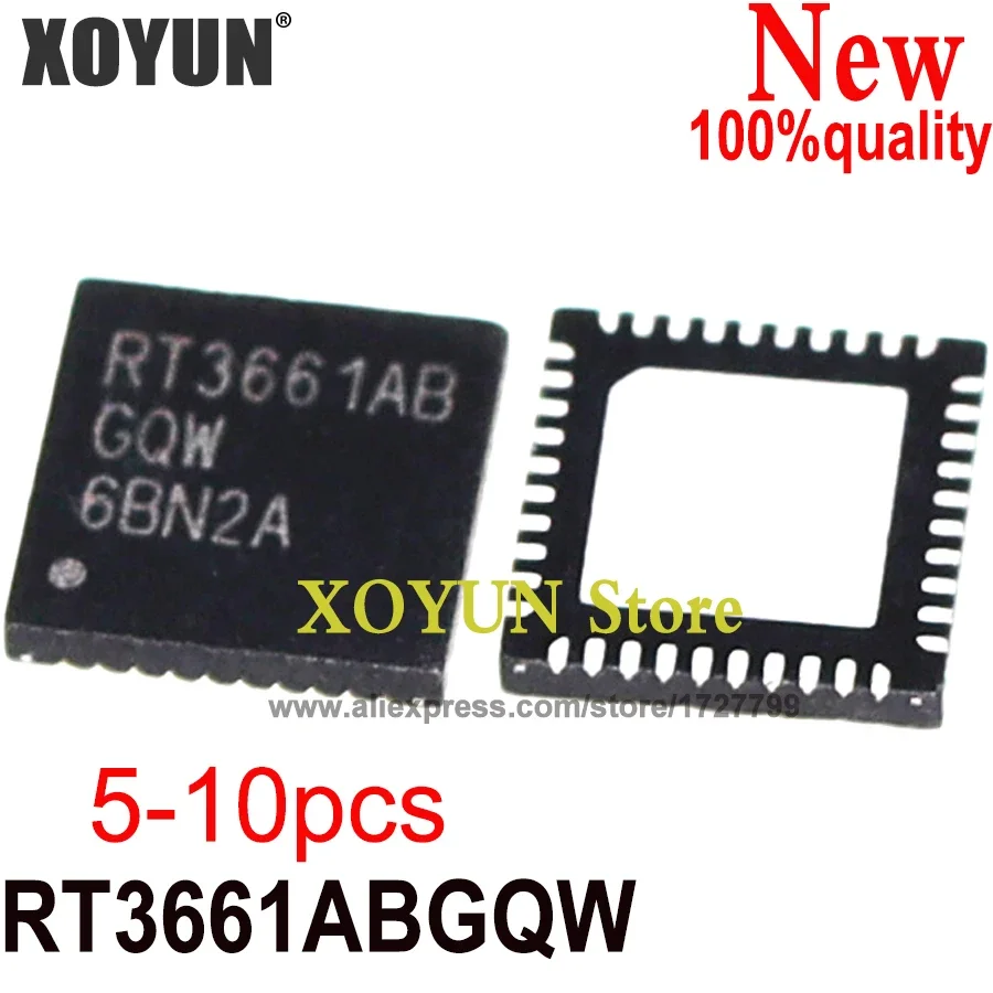 (5-10 piezas) 100% nuevo conjunto de chips RT3661ABGQW RT3661AB QFN-40