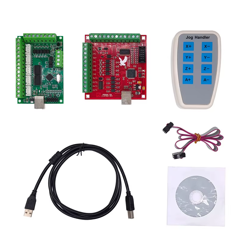 Controlador CNC Mach3 4/5 Ejes con Mando y Generador de Pulsos