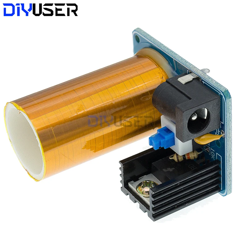 DIYUSER BD243 Mini Kit de bobina Tesla, accesorios mágicos, piezas de bricolaje, tecnología de luces vacías, electrónica DIY, BD243C - imagen 4