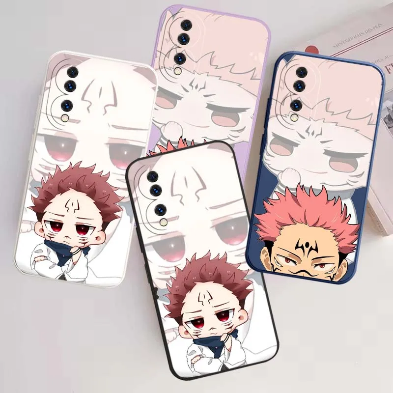 Lindo Anime Sukuna para Huawei Honor 300 100 90 80 70 9X X40 X9d X7d GT Pro Racing SE Lite Plus funda de teléfono