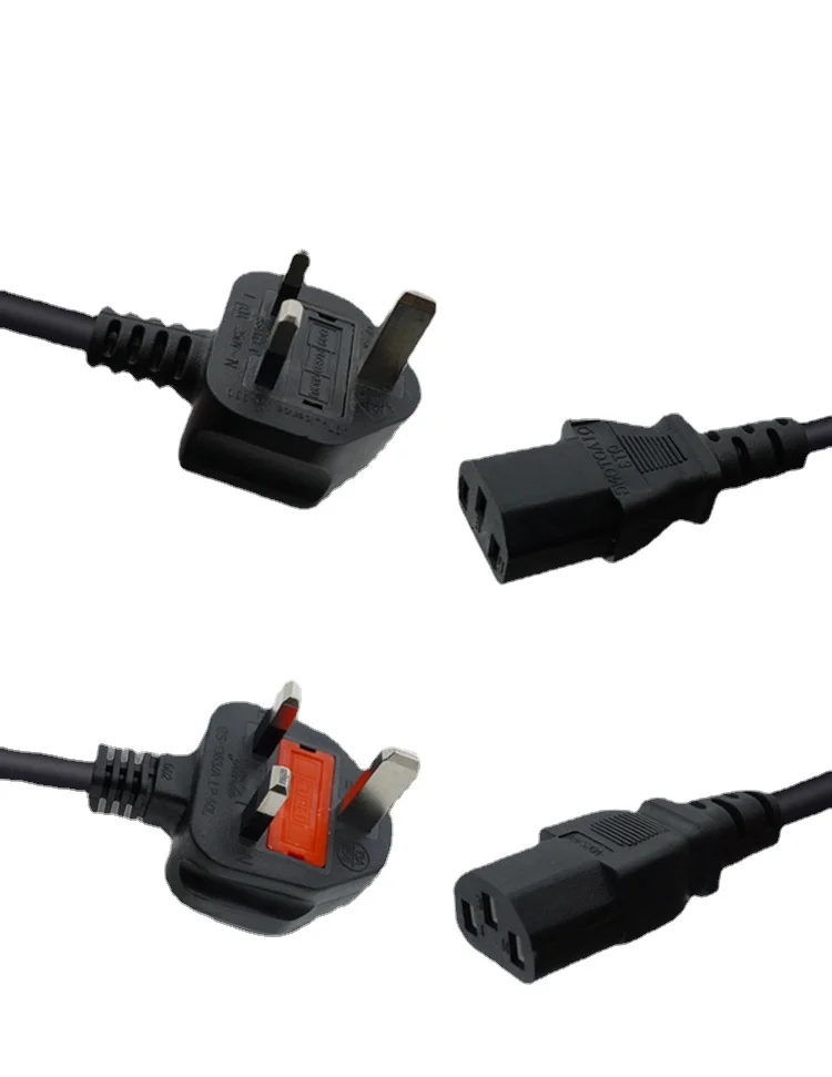 Cable alimentación tipo G C13 extensión PC Monitor TV - imagen 5