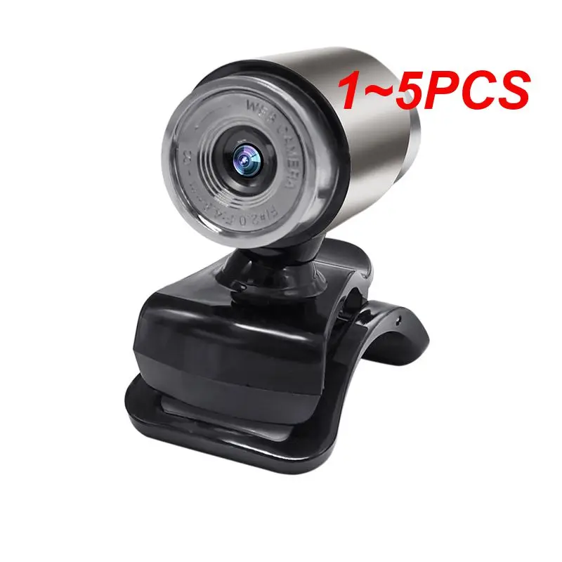 Cámara web con micrófono de 1 a 5 piezas, Webcam de ordenador sin controlador, Plug and play, Usb 300k