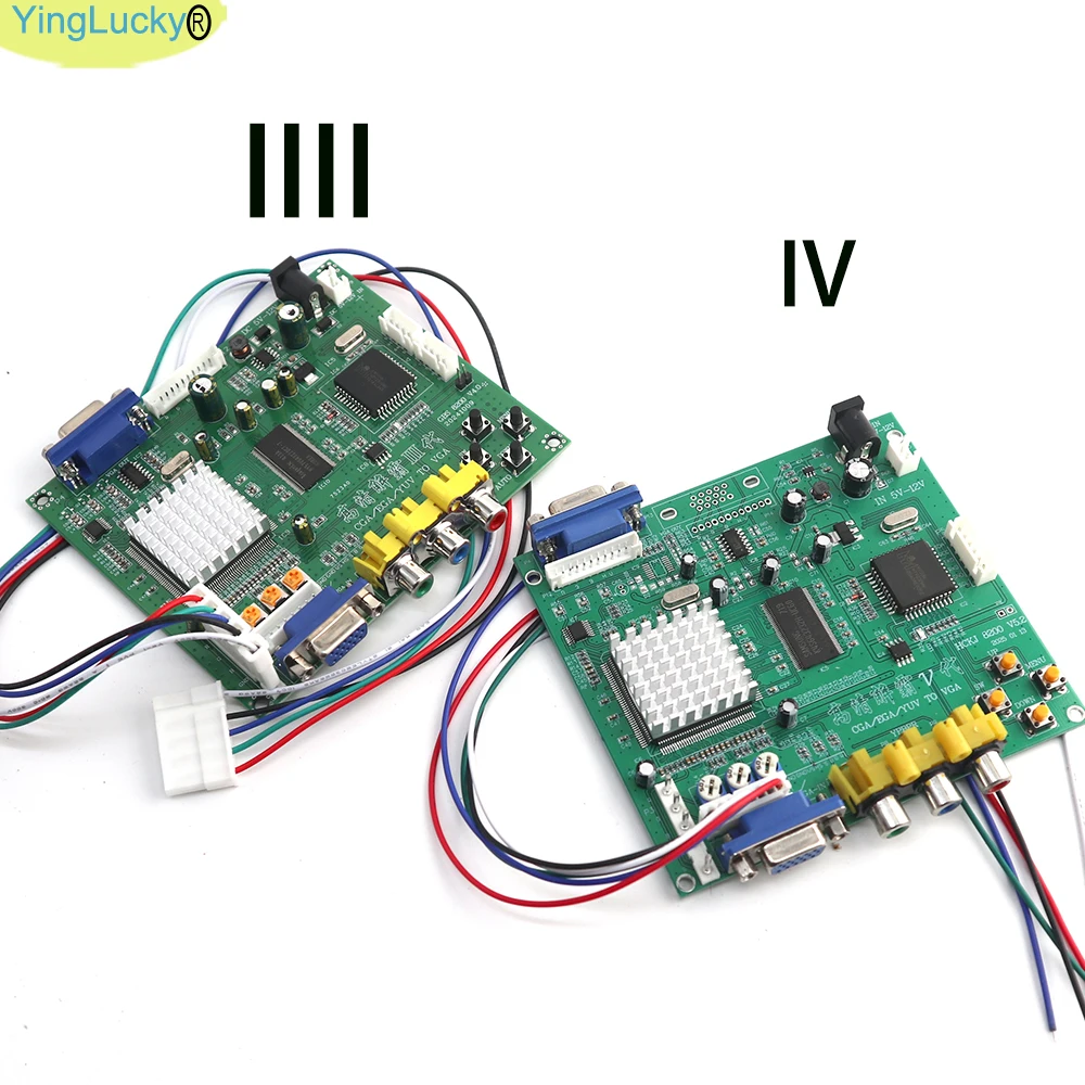 Genuino GBS8200 Arcade RGB/CGA/EGA/YUV a VGA LCD HD placa convertidora de señal de vídeo PCB verde NEO GEO máquina de juego de salón recreativo - imagen 3