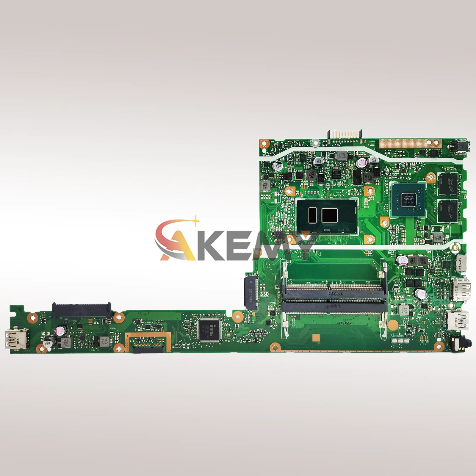 Placa base para ordenador portátil X407UB para ASUS VivoBook X407U X407UBR F407U X407UF A407U X407UB X407UAR X407UV Y4000U placa base I3 I5 I7 CPU - imagen 3