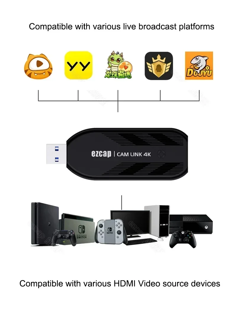 Ezcap Capturadora HDMI 4K 30 FPS USB 3.0 - Tarjeta Captura Video - imagen 5