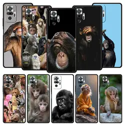 Funda TPU para Xiaomi Redmi y Redmi Note con diseño de mono divertido
