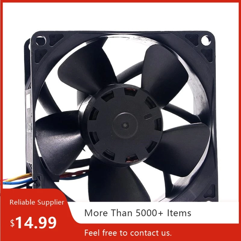 Ventilador de refrigeración de alta velocidad de 80mm para Delta QFR0812UHE DC 12V 2.5A 9000RPM rodamiento de bolas doble para refrigeración de CPU y chasis