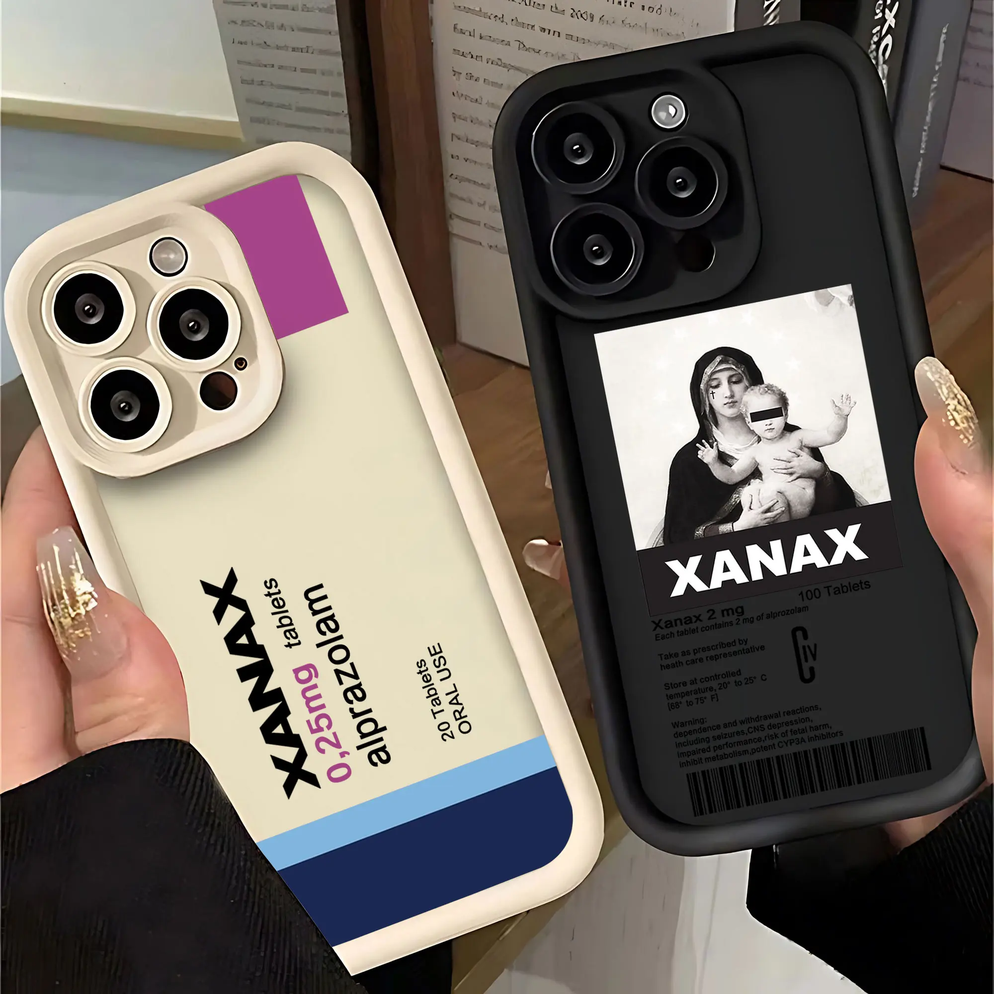 XANAX-funda de teléfono para Samsung A03, A04, A05S, A10S, A11, A12, A20S, A21S, A13, A14, A54, A34, A53, A33