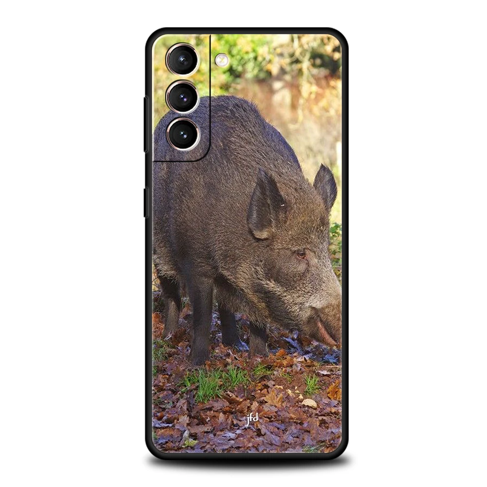 Funda de teléfono Animal jabalí para Samsung Galaxy S25 S24 S23 S22 Ultra S20 S21 FE 5G S10 S9 Plus S10E, funda suave de TPU - imagen 4