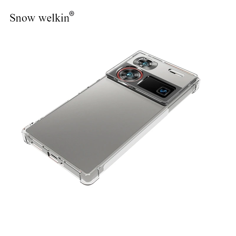 Funda de protección completa para Nubia Z60 Ultra Airbags Buffer para ZTE nubia Z60 Ultra Clear Soft TPU a prueba de golpes, funda trasera - imagen 4