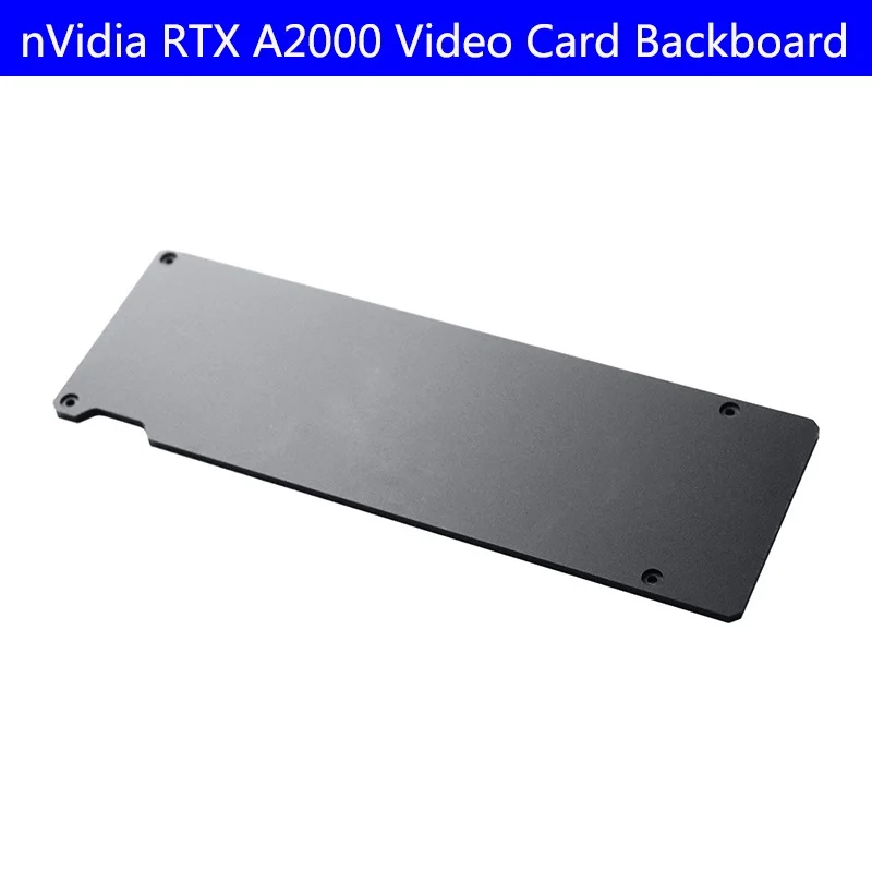 Placa de ventilador de refrigeración, panel trasero negro para Tarjeta NVIDIA RTX A2000 Grpahic, novedad