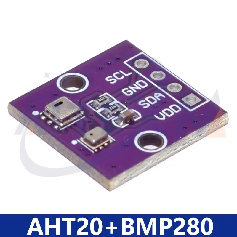 Módulo de presión de aire y humedad AHT20 + BMP280, Sensor Digital de temperatura, humedad y presión de aire de alta precisión - imagen 5