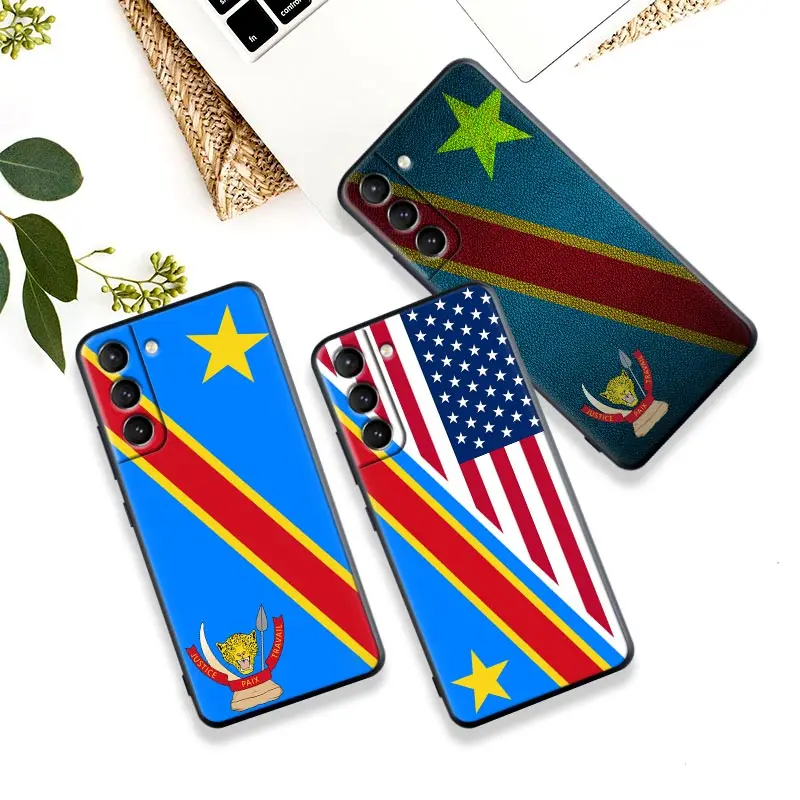Funda de silicona con bandera de la República Soviética, carcasa para Samsung Galaxy S23, S24 Ultra, S21, S20 FE, S22, s23, S10 Plus