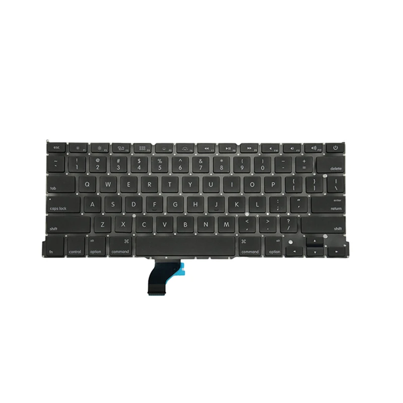 Nuevo teclado A1502 2013-2015 para Macbook Pro Retina 13 "reemplazo del teclado del ordenador portátil diseño EE. UU./REINO UNIDO/francés/alemán/ruso/árabe - imagen 2