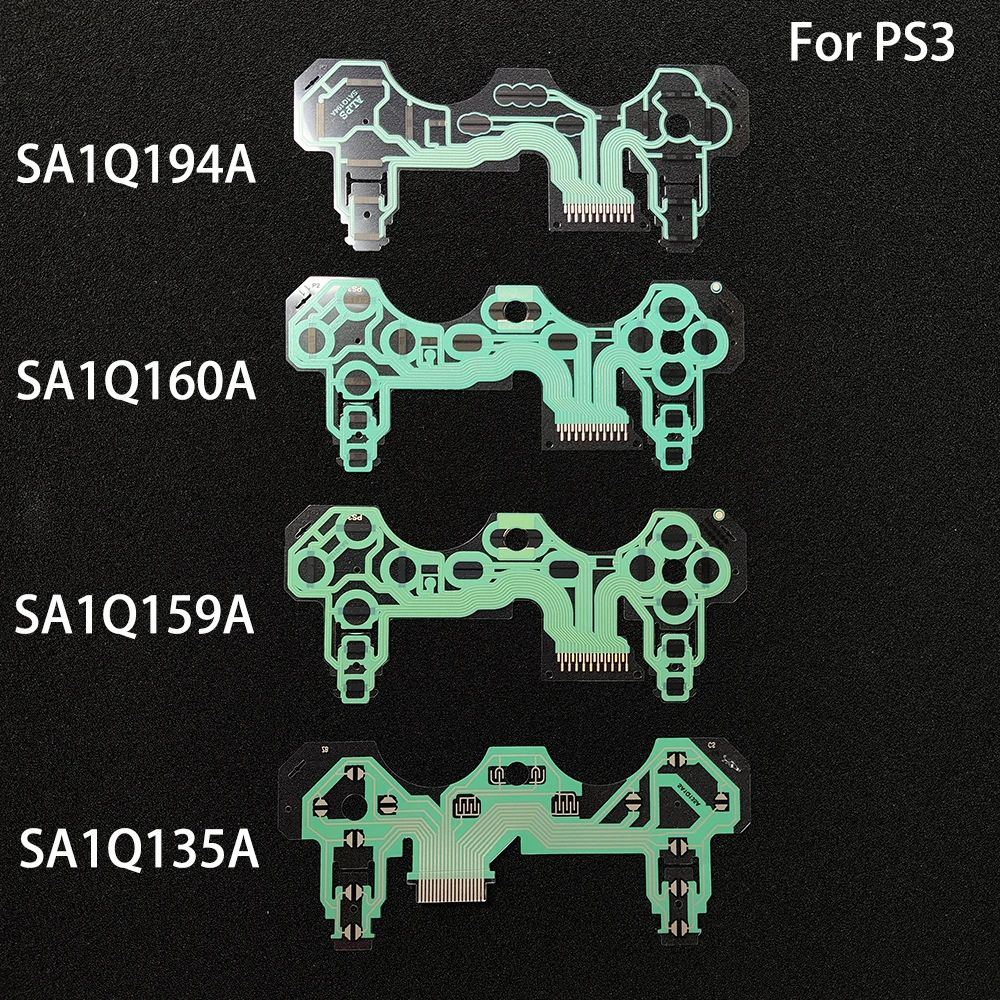 5pcs/lot for Ps3 Game Controller Conductive Film Keypad Button Ribbon Flex Cable SA1Q160A SA1Q194A SA1Q135A SA1Q188A
