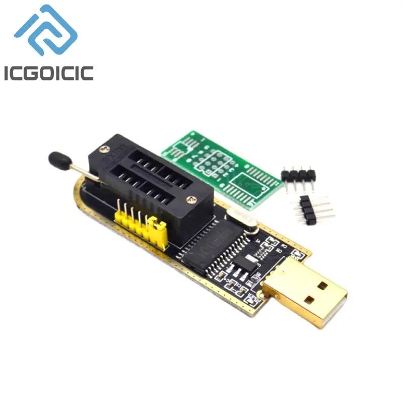 Módulo programador USB BIOS Flash EEPROM serie CH341A 24 25 + Clip de prueba SOIC8 SOP8 para EEPROM 93CXX / 25CXX / 24CXX - imagen 3