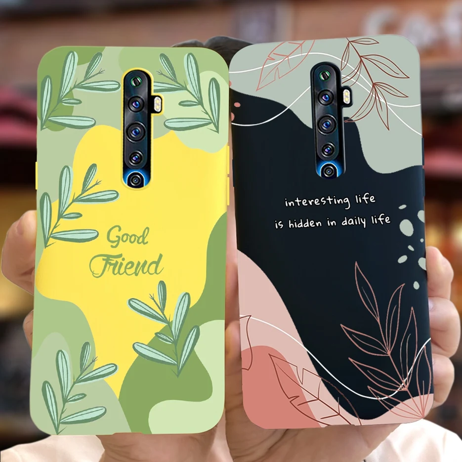 Para Oppo Reno 2 2F 2Z funda nueva moda arte pintado cubierta suave silicona TPU Fundas funda de teléfono para Oppo Reno2 F Reno 2Z contraportada - imagen 2