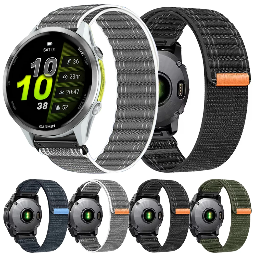 Pulseras tejidas para Garmin fenix 8 E 7X 7 6 6X Pro correa de reloj para fenix 5X 5 Plus 3HR 970 965 955 pulsera 22mm 26mm correa QuickFit - imagen 2