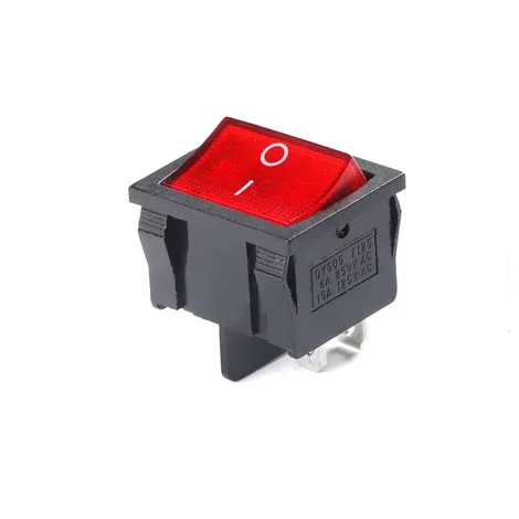 KCD5 21*24mm Kit de interruptor basculante tipo barco 4 pines 6 pines 2 posiciones 3 posiciones 6A/250VAC ON-OFF ON-OFF-ON - imagen 4