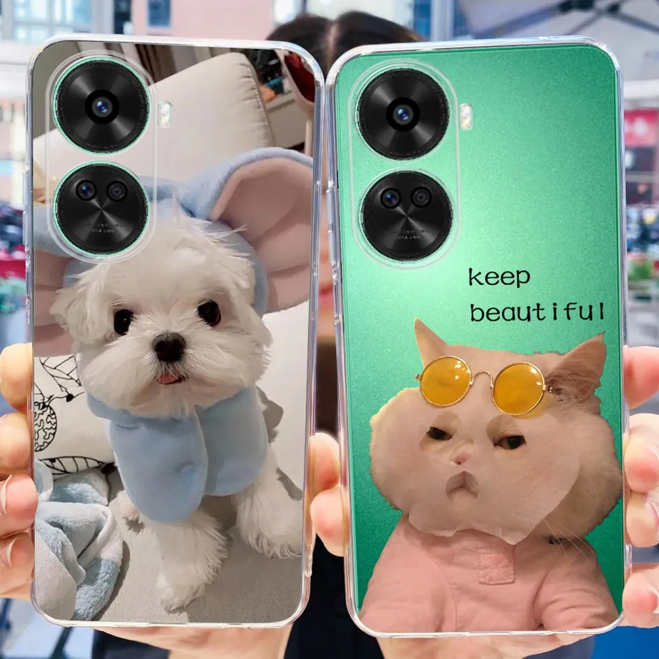 Para Huawei Nova 12 SE Funda suave TPU flor colorida fundas de teléfono transparentes para Huawei Nova 11 SE Funda Nova12SE Nova 12SE Funda - imagen 2