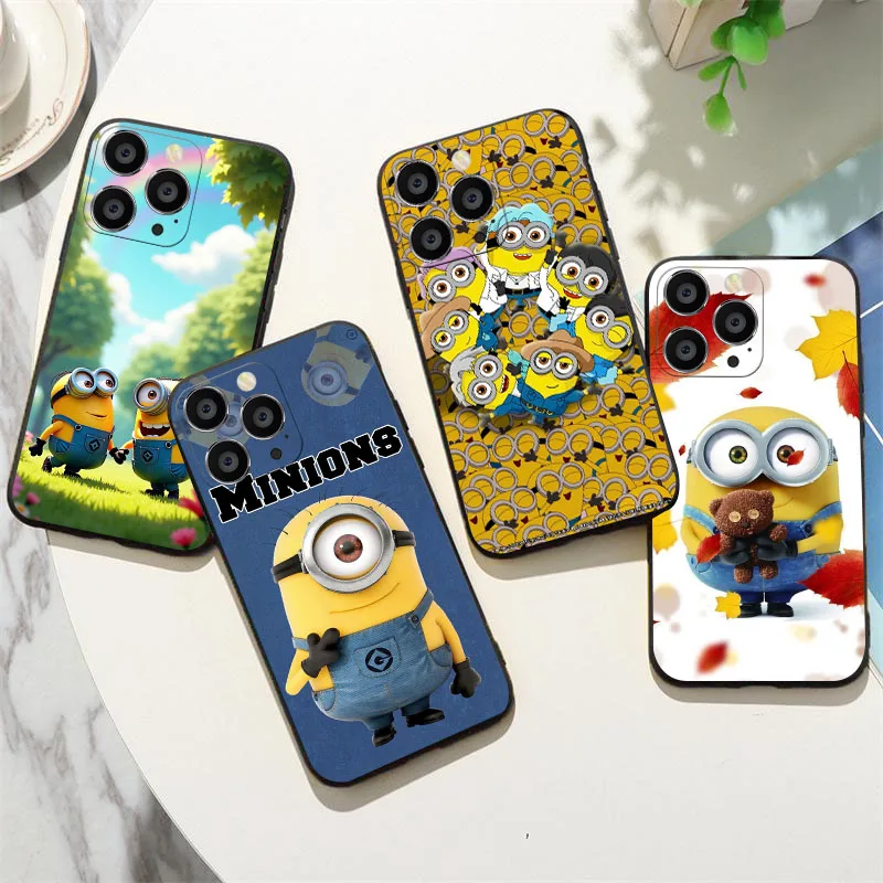 CK-4 b-banana azul b-minions funda de teléfono para Xiaomi Mi 9 9T 11 11T Redmi 6 6A 7 7A 12 12C S2 A3X 10 14C Poco F2 Pro - imagen 3