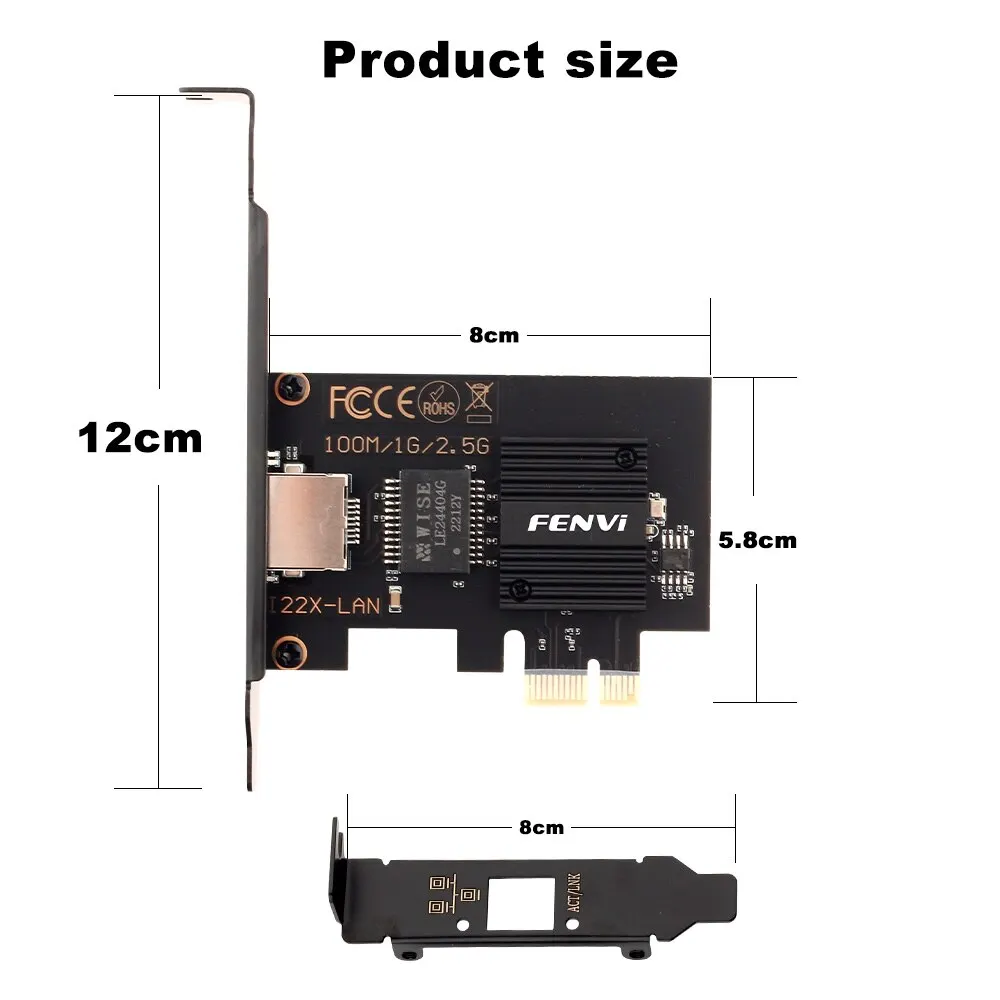 Tarjeta de red PCIe 2.5G I226 – Adaptador LAN RJ45 para PC Win 10/11 - imagen 4
