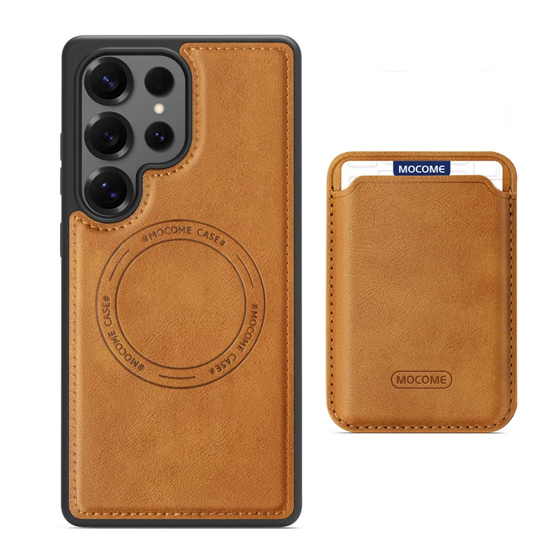Funda de teléfono de cuero PU con tarjetero desmontable 2 en 1 para Samsung Galaxy S22 S23 S24 S25 Ultra Plus, funda de carga inalámbrica magnética - imagen 3