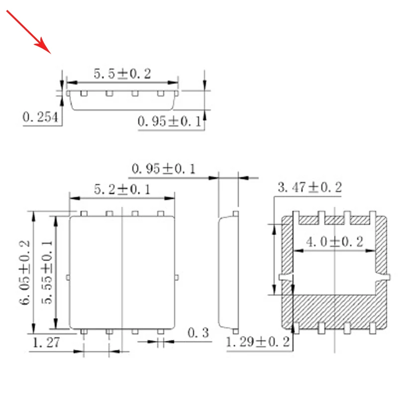 (5 piezas) 100% nuevo chipset IC MDU1511 MDU1516 MDU1512 QFN-8 - imagen 3