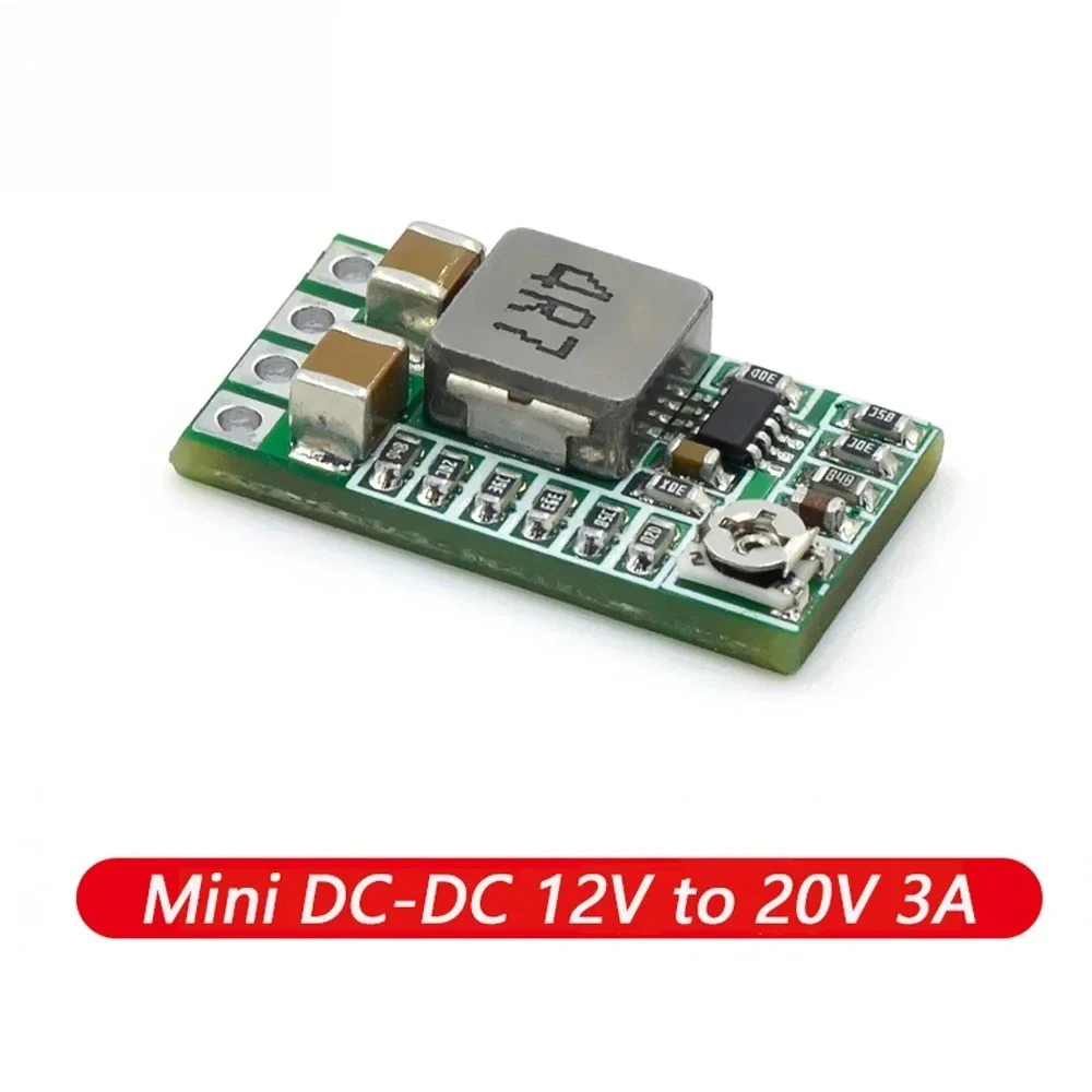 10 Uds Mini DC-DC módulo de fuente de alimentación reductor 4-20V 12V a 5V 3A convertidor Buck eficiencia ajustable 97,5% - imagen 2
