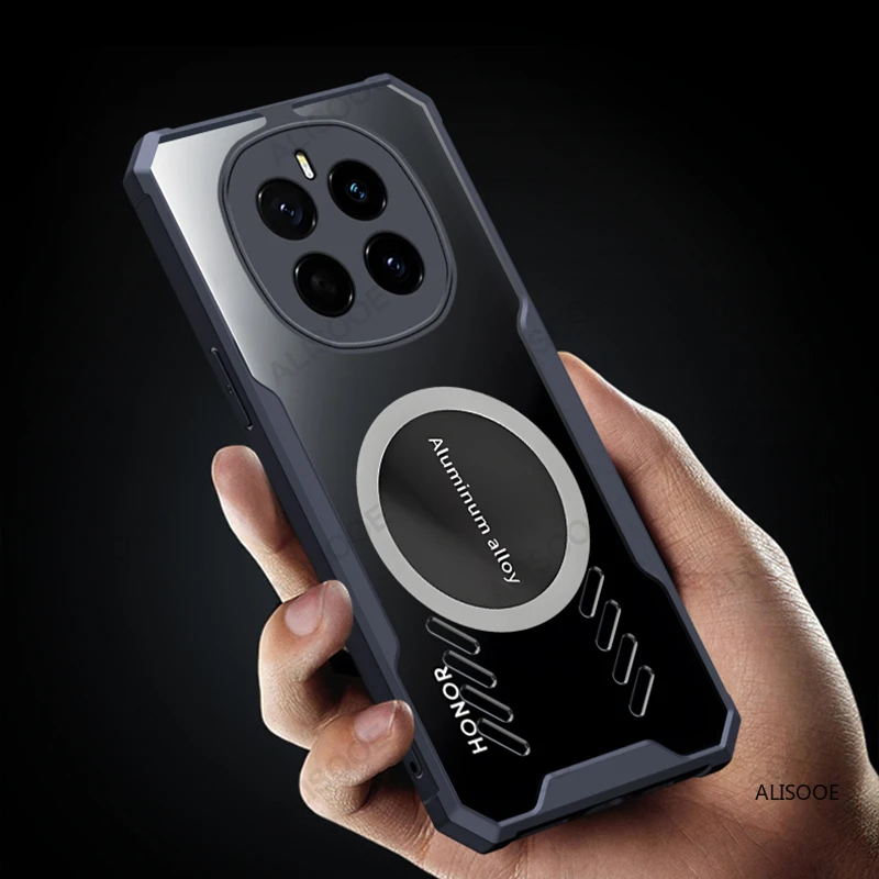 Capa transparente para Honor Magic 7 Pro, Funda HD transparente con protección contra la disipación de calor, Funda para teléfono Honor Magic 7 - imagen 5