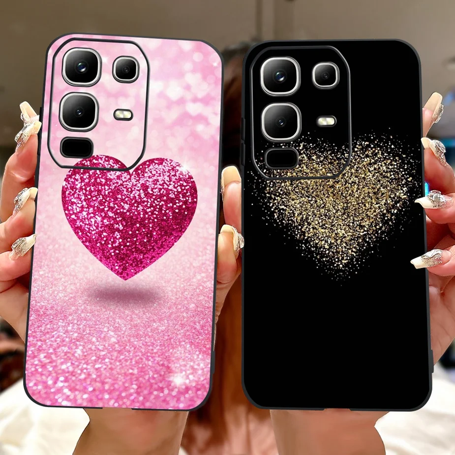 Para Infinix Note 50S 5G funda X6870 nueva funda pintada de lujo funda de teléfono de silicona suave para Infinix Note 50S Note50S 5G Fundas bolsas - imagen 4
