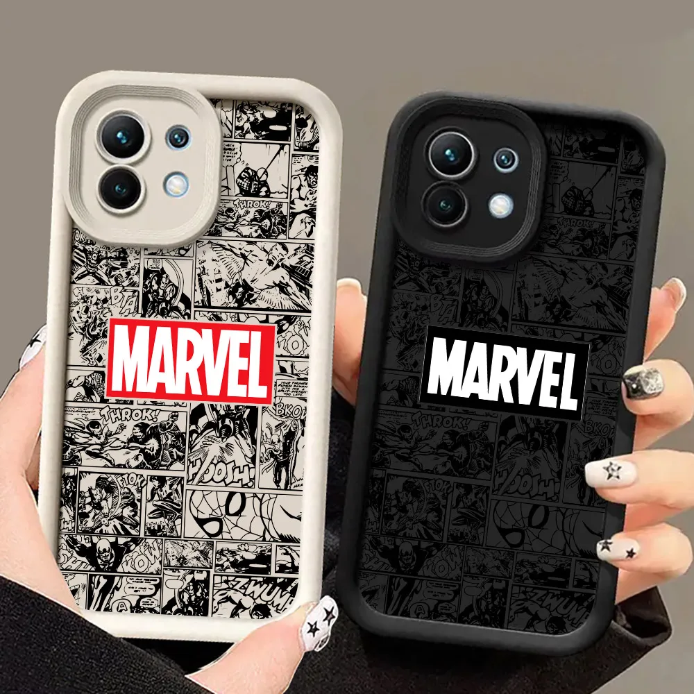 Funda de teléfono para Xiaomi 14T 14 13T Pro 12 13 11 Lite POCO F3 F5 X3 X5 X6 M5s M6 Pro funda suave Los Vengadores Marvel Comics Deadpool