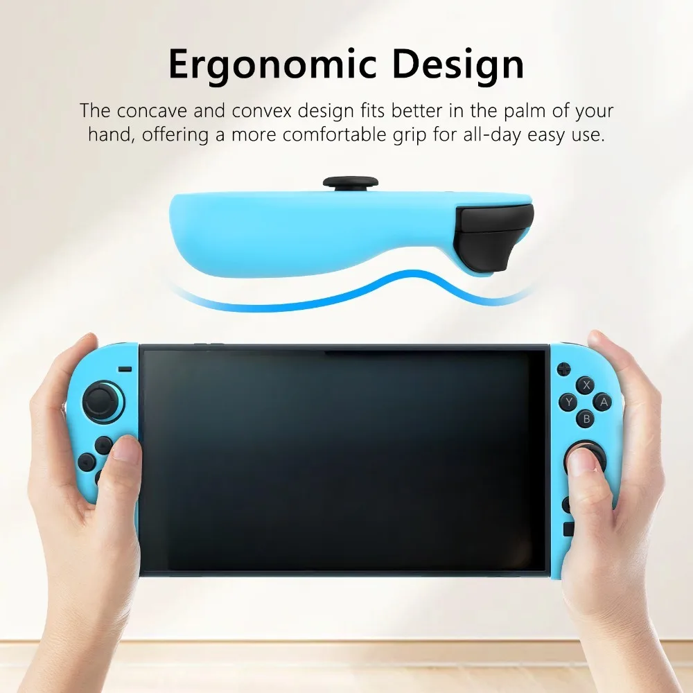 Para Nintendo Switch 2 controlador de mano mango funda de silicona desmontable antideslizante funda protectora de silicona accesorios para juegos - imagen 2