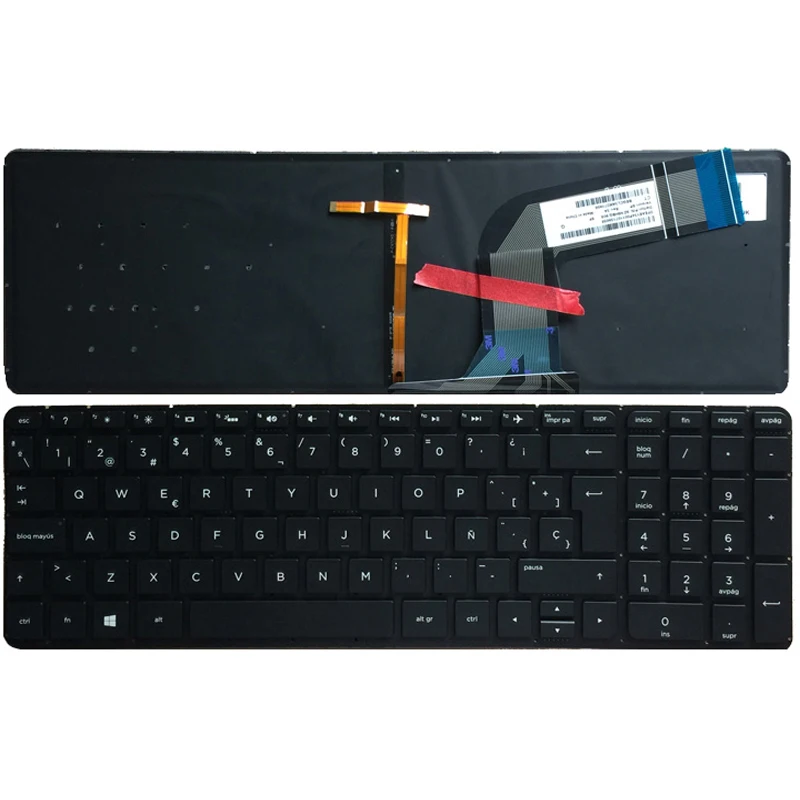 Teclado Latino/español retroiluminado para HP Pavilion, 15-P, 15-P000, 15t-p000, 15t-p100, 17-f, 17-f000, 17t-f000, 17t-f100, TPN-Q140, Q143, nuevo - imagen 5