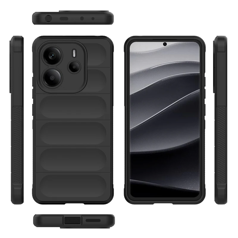 Para Redmi Note 14 4G funda Redmi Note 14 Note14 4G Capas nuevo parachoques trasero a prueba de golpes suave TPU Fundas Xiaomi Redmi Note 14 4G - imagen 3
