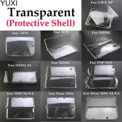 Funda Protectora Dura Transparente New 3DS XL - Compatible 2DS, NDSi XL