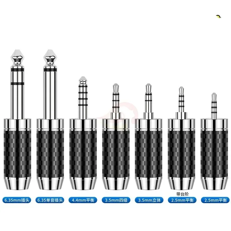 Conectores de altavoz 3,5mm 2,5mm 4,4mm 6,35mm conector de Audio 3 4 Polo Mono Jack electrónica de consumo para micrófono Cable de guitarra - imagen 2