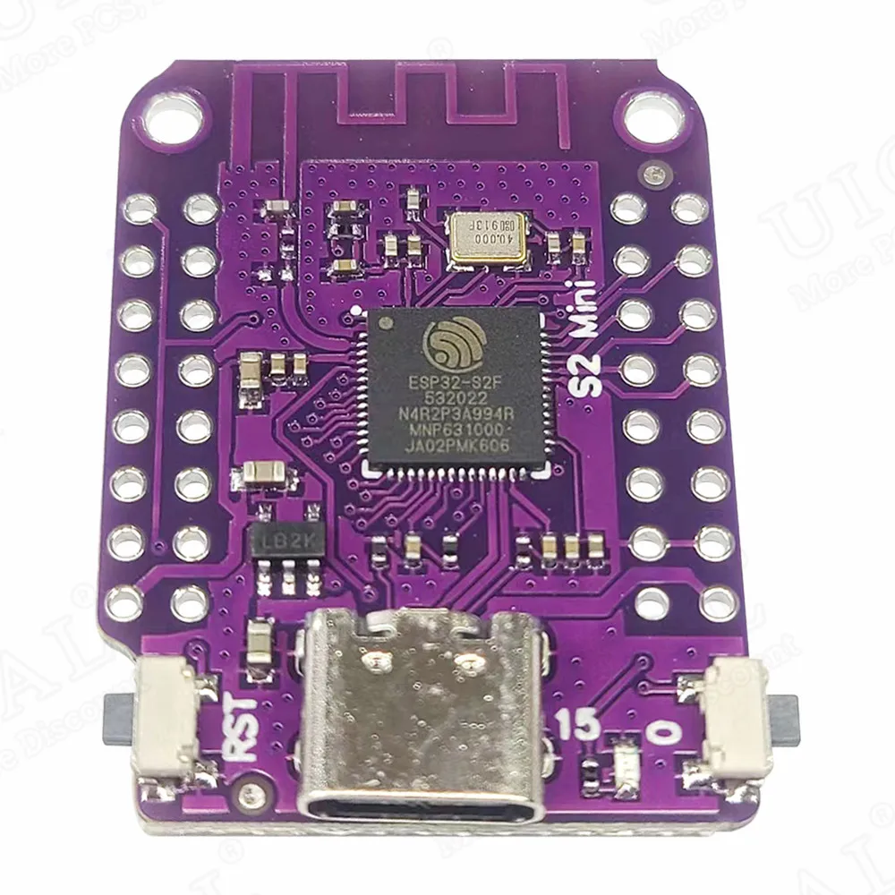 ESP32 S2 MINI módulo WIFI 2,4G para placa de desarrollo IoT 4MB Flash 32PIN USB tipo C 2MB PSRAM ESP32-S2 - imagen 4