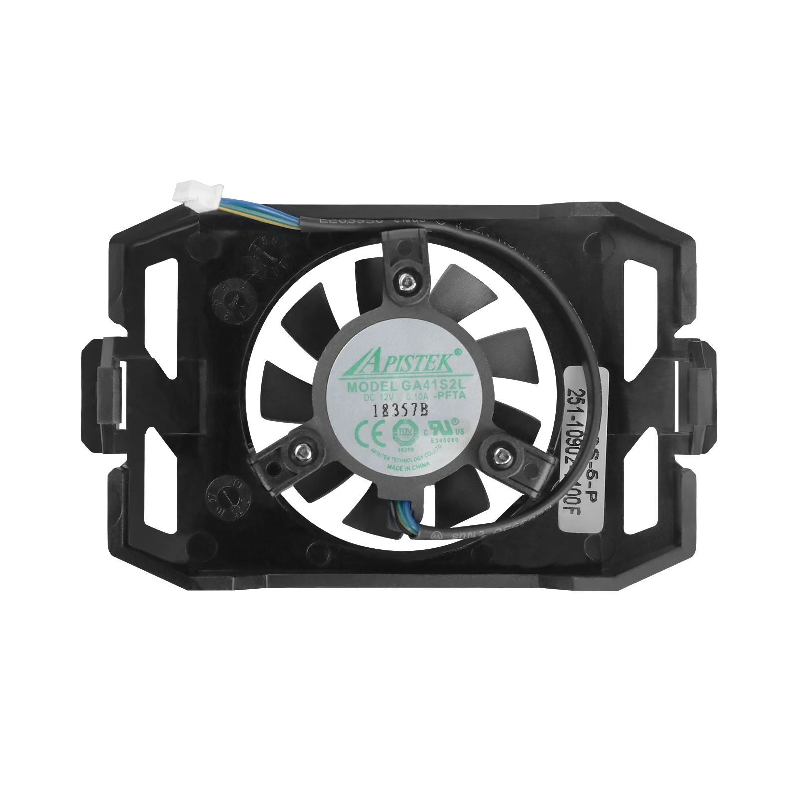 Ventilador de tarjeta de vídeo para Zotac GTX 1060 1070 Ti 1080 PLUS GA41S2L GTX1060 GTX1070Ti GTX1080, Enfriador de placa trasera de tarjeta gráfica - imagen 3