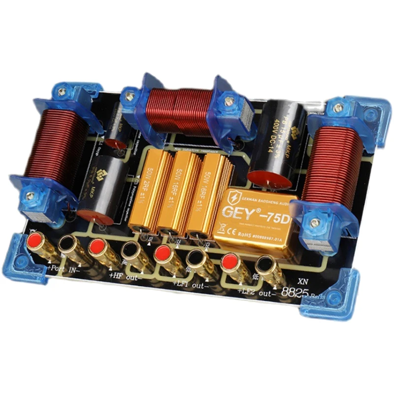 Divisor de frecuencia de alta potencia de 1800W, divisor de frecuencia de 2 vías, altavoz cruzado de 12 y 15 pulgadas, rendimiento de escenario - imagen 4