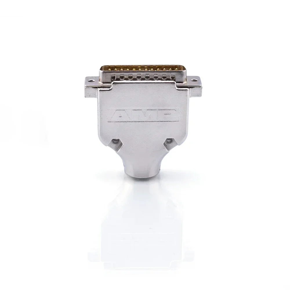 Kit de enchufe macho y hembra AMP DB25, carcasa de Metal, 2 filas, conector de puerto serie de 25 pines, D-SUB, 25 adaptadores, chapado en oro de aguja sólida - imagen 5