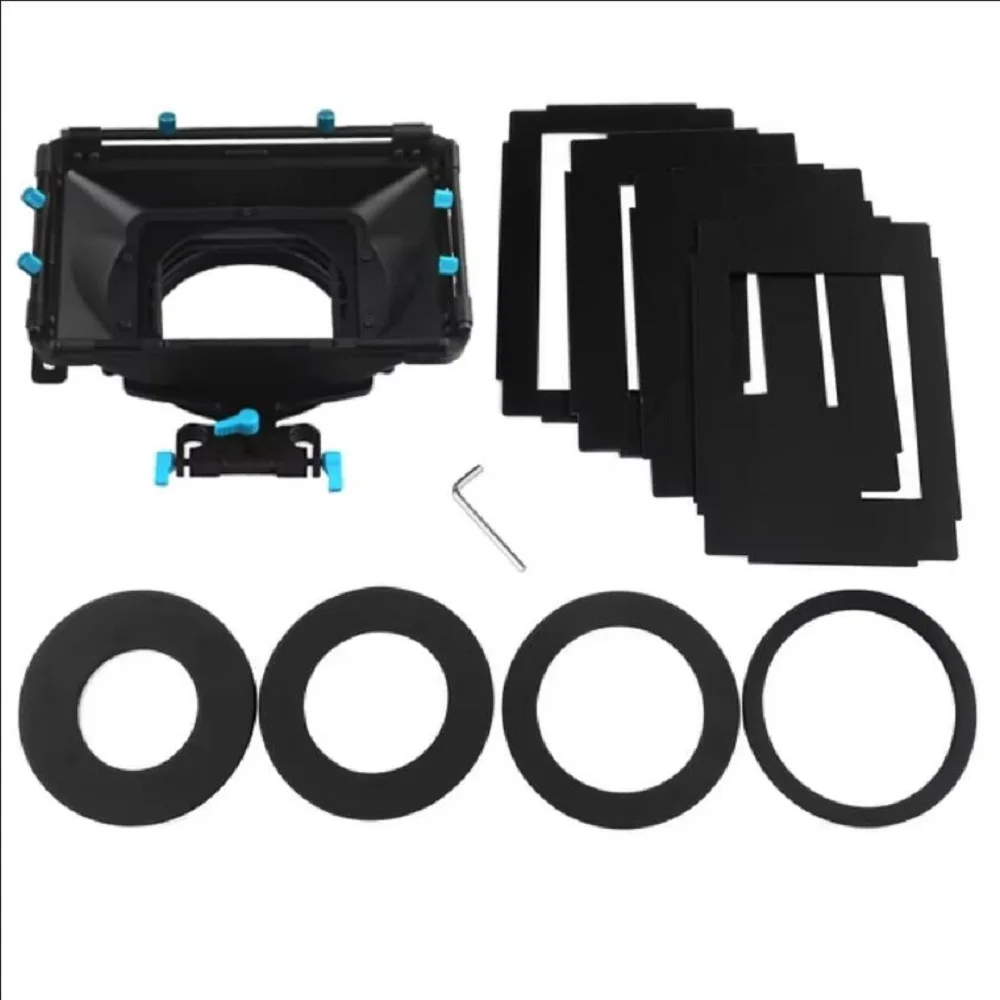 FOTGA Matte Box DP3000 Pro con máscara de relación 4:3 16:9 + Donuts para varilla de 15mm DSLR Rig A7 A7S A7RIII A7SIII A6300 GH4 GH5 GH6S A6500