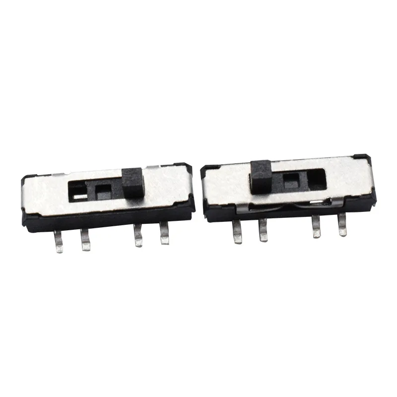 Interruptor deslizante MST23D18 de 10 piezas, miniinterruptor Vertical de doble fila SMT con mango negro, ocho pines y tres velocidades, 2P3T - imagen 3