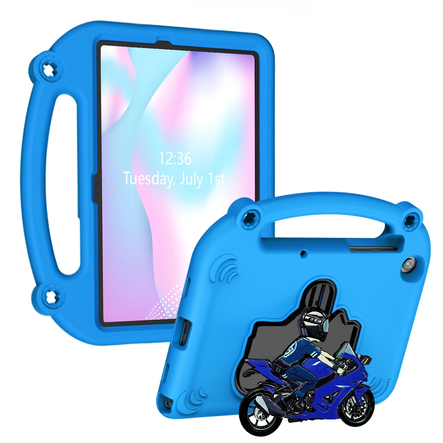 Funda EVA para niños para Samsung Galaxy Tab A11 A9 Plus S11 S10 Lite S9 FE S8 S7 S6 Lite A7 10,4 S5e S6 funda con soporte de mano