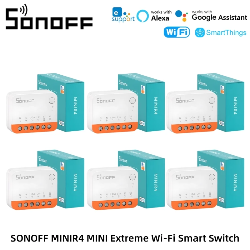 Sonoff Mini R4 Wifi extremo interruptor inteligente Control remoto bidireccional modo de relé de separación Modlue de hogar inteligente a través de la aplicación eWelink Alexa Google - imagen 2