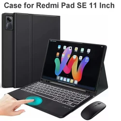 Xiaomi Redmi Pad SE 11 – Funda Teclado Bluetooth Desmontable