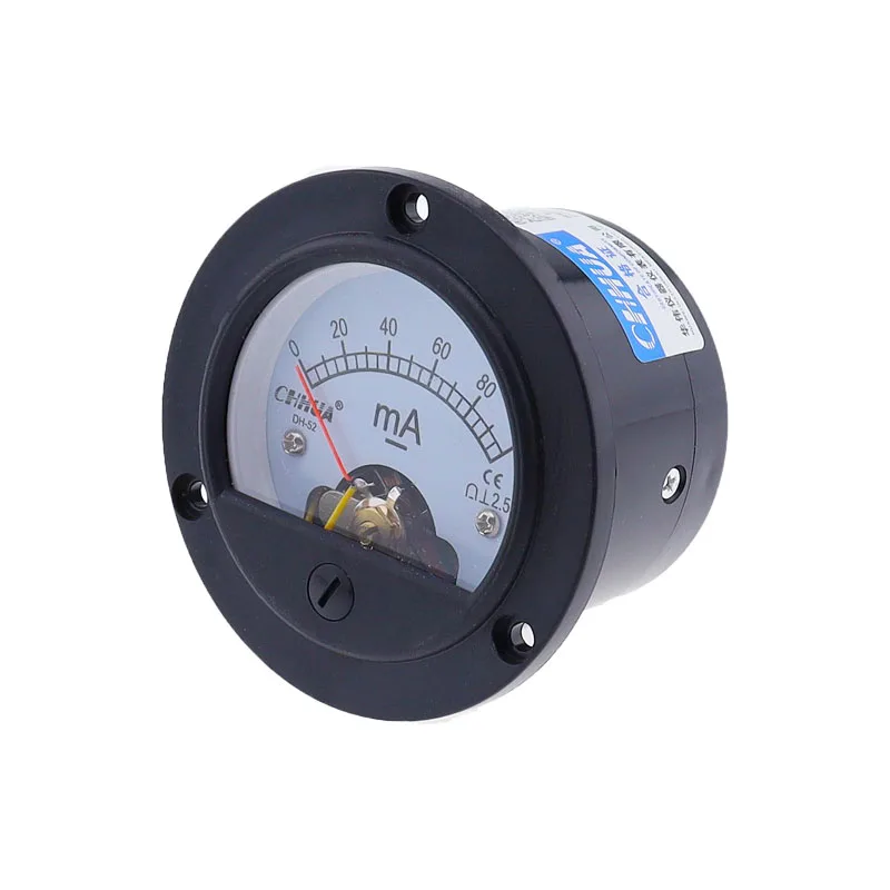 DH-52mA miliamímetro de CC, amperímetro Circular, instrumento marino, medición de Cur, 65,5x65,5mm - imagen 5